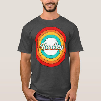 Handley Name ShirtヴィンテージHandley Circle Tシャツ