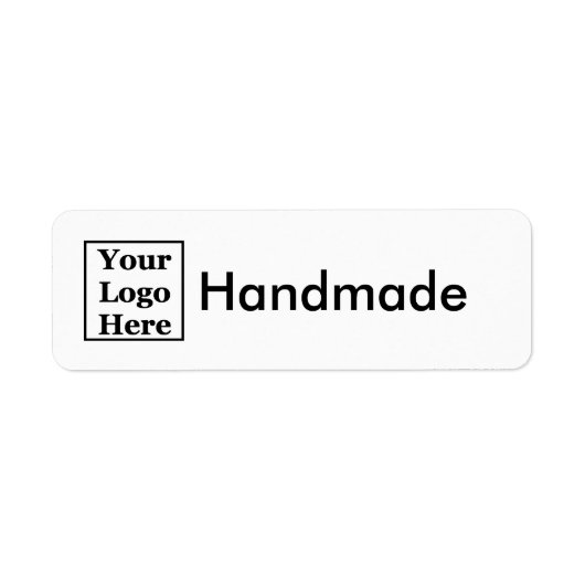 Handmade and Your Business Logo Template ラベル (正面)