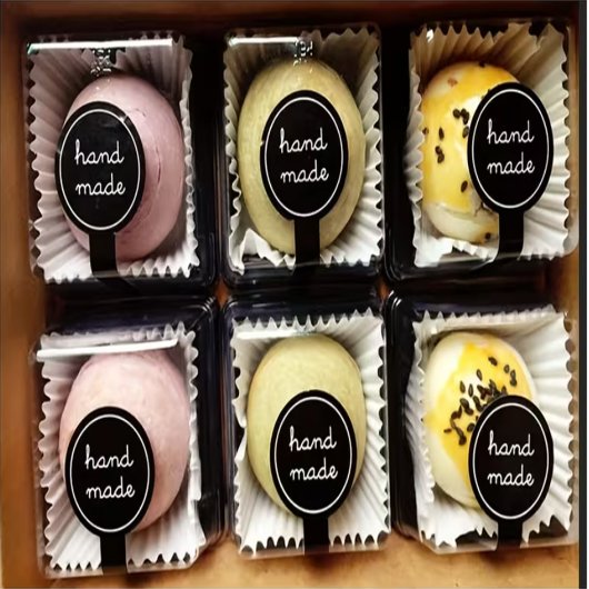 Handmade Black & Pudding Sealing シール