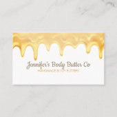 Handmade Body Butter Business Drip 名刺 (正面)