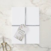 Handmade Care Instructions Lilies Hang Tag ギフトタグ (より糸付き)