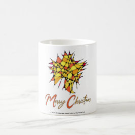 Handmade Christmas Cup with Star Graphic コーヒーマグカップ