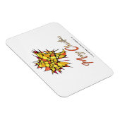 Handmade Christmas Magnet with Star Graphic マグネット (右側)