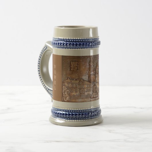 HANDMADE COPPER PLATE OF KRAKOW, POLAND ビールジョッキ (正面左)