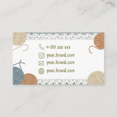  Handmade Crochet Business Card 名刺 (裏面)