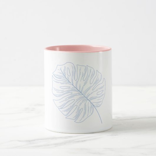 Handmade Design White Mug | Aesthetic Coffee Cup マグカップ (中央)
