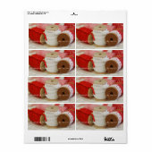 Handmade for You Red Spools裁縫ラベル ラベル (フルシート)