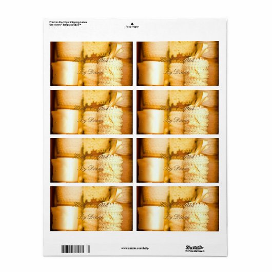 Handmade for You Sunny Ribbons Labels ラベル (フルシート)