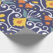 Handmade Ikat fabric. Ethnic seamless pattern. Asi ラッピングペーパー (角)