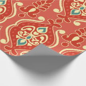 Handmade Ikat fabric. Ethnic seamless pattern. Asi ラッピングペーパー (角)