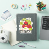 Handmade is My Resistance-Contour shape sticker シール (iPadカバー)