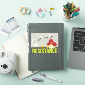 Handmade is My Resistance-Rectangle sticker シール (iPadカバー)