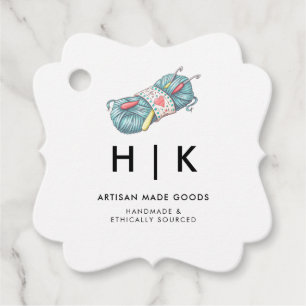 Handmade Logo クラフト紙製品ハングタグ フェイバータグ
