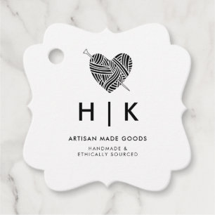 Handmade Logo クラフト紙製品ハングタグ フェイバータグ