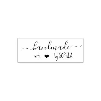 Handmade Name Signature Self-inking Stamp Stamps  セルフインキングスタンプ