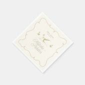 Handmade pilates baby shower スタンダードカクテルナプキン (角)