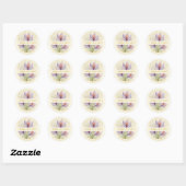 Handmade Saffron Wax Melts Round Sticker ラウンドシール (シート)