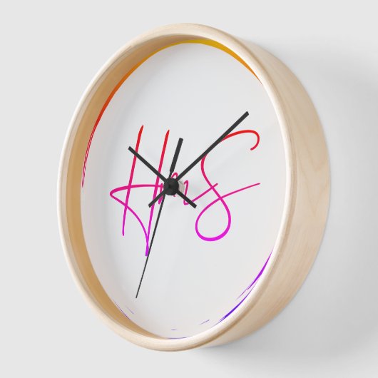 Handmade Sound Clock 壁時計 (傾斜)