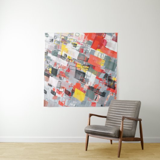 Handmade surreal abstract pattern. Modern artistic タペストリー (インサイチュ(横))