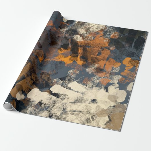 Handmade surreal abstract pattern. Modern artistic ラッピングペーパー (アンロールド)