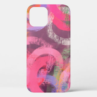 Handmade surreal abstract pattern. Modern artistic iPhone 12ケース