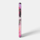 Handmade surreal abstract pattern. Modern artistic iPhoneケース (左側面)