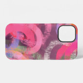 Handmade surreal abstract pattern. Modern artistic iPhoneケース (裏面横)