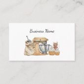 Handmade Sweets Pastry Bakery Mixer Cupcake 名刺 (正面)