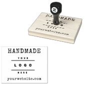 Handmade Website Your Business Logo Custom  ラバースタンプ (押印)