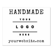 Handmade Website Your Business Logo Custom  ラバースタンプ (インプリント)