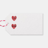 HANDMADE with love赤いハートスタンプ ギフトタグ (裏面横)