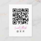 Handmade With Love Businessありがとうございました 名刺 (裏面)