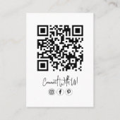 Handmade With Love Businessありがとうございました 名刺 (裏面)