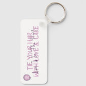 Handmade With Love Floral Small Business Packaging キーホルダー (裏面)