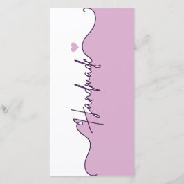 Handmade With Love Floral Small Business Packaging サンキューカード