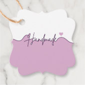 Handmade With Love Floral Small Business Packaging フェイバータグ (正面)