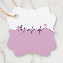 Handmade With Love Floral Small Business Packaging フェイバータグ