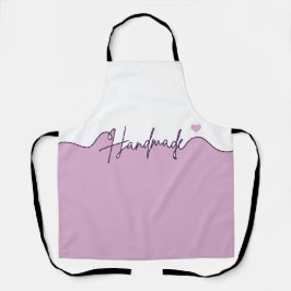 Handmade With Love Purple Small Business owner エプロン
