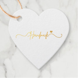 Handmade With Love purple Small Business Packaging フェイバータグ