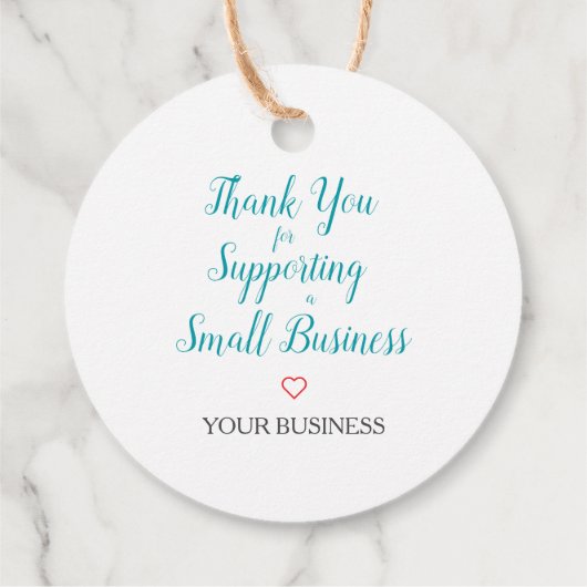 Handmade with Love QuoteDesign in Aquamarine フェイバータグ (裏面)