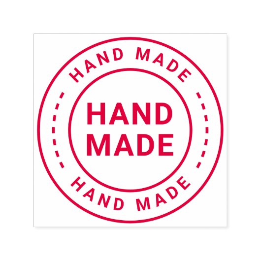 Handmade With Love Round セルフインキングスタンプ (デザイン)
