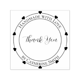 “Handmade with Love” Rubber Stamp セルフインキングスタンプ