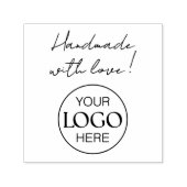 Handmade With Love Script  Business Logo セルフインキングスタンプ (デザイン)