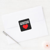 HANDMADE WITH LOVE Sticker STICKERS スクエアシール (封筒)