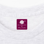 Handmade wool knitting symbol custom DIY clothing ラベル (貼付)