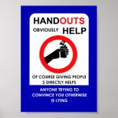 Handouts Obviously Help ポスター (正面)