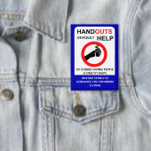Handouts Obviously Help 缶バッジ (インサイチュ)