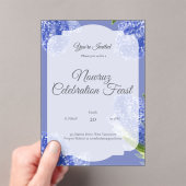 Handpainted Nowruz Greeting Card アクリル招待状 (インサイチュ (ポータブル))