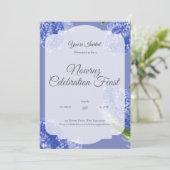 Handpainted Nowruz Greeting Card 招待状 (スタンド正面)