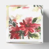 Handpainted Watercolour Poinsettas フェイバーボックス (上部)
